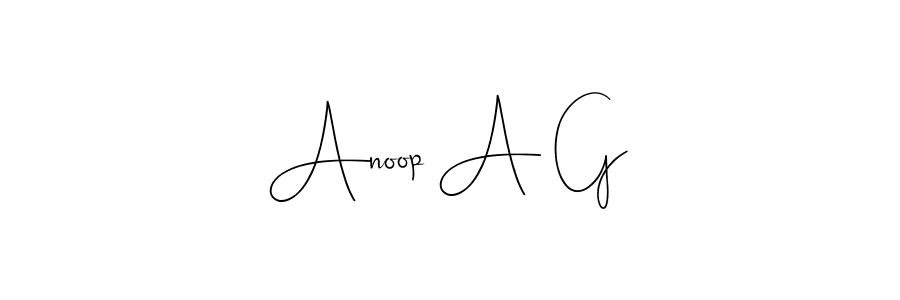 You can use this online signature creator to create a handwritten signature for the name Anoop A G. This is the best online autograph maker. Anoop A G signature style 4 images and pictures png