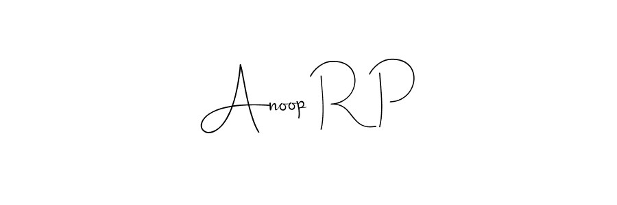 It looks lik you need a new signature style for name Anoop R P. Design unique handwritten (Andilay-7BmLP) signature with our free signature maker in just a few clicks. Anoop R P signature style 4 images and pictures png