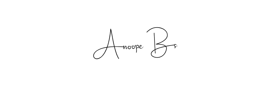 The best way (Andilay-7BmLP) to make a short signature is to pick only two or three words in your name. The name Anoope Bs include a total of six letters. For converting this name. Anoope Bs signature style 4 images and pictures png