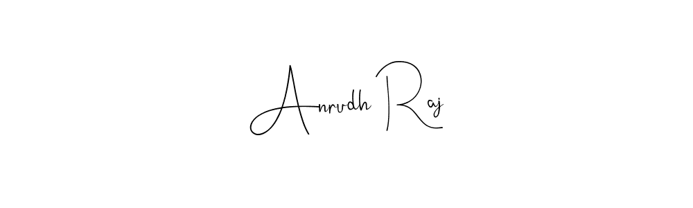 You should practise on your own different ways (Andilay-7BmLP) to write your name (Anrudh Raj) in signature. don't let someone else do it for you. Anrudh Raj signature style 4 images and pictures png