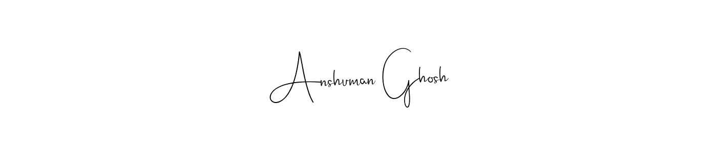 Anshuman Ghosh stylish signature style. Best Handwritten Sign (Andilay-7BmLP) for my name. Handwritten Signature Collection Ideas for my name Anshuman Ghosh. Anshuman Ghosh signature style 4 images and pictures png