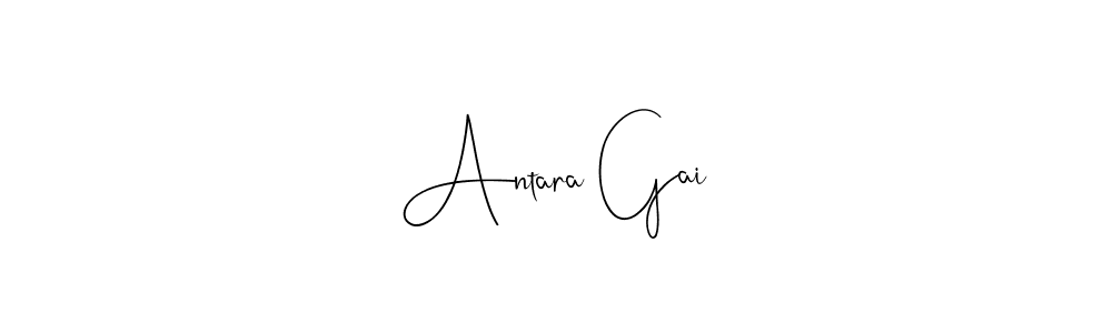 Make a beautiful signature design for name Antara Gai. Use this online signature maker to create a handwritten signature for free. Antara Gai signature style 4 images and pictures png