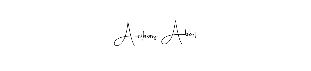 Make a beautiful signature design for name Anthony Abbot. With this signature (Andilay-7BmLP) style, you can create a handwritten signature for free. Anthony Abbot signature style 4 images and pictures png