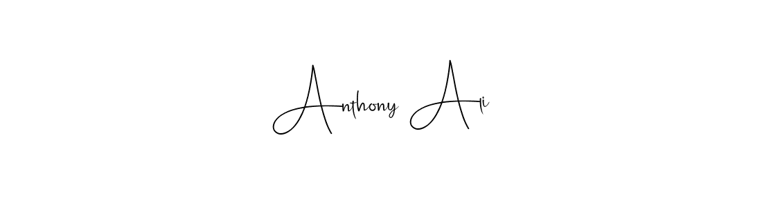 You can use this online signature creator to create a handwritten signature for the name Anthony Ali. This is the best online autograph maker. Anthony Ali signature style 4 images and pictures png