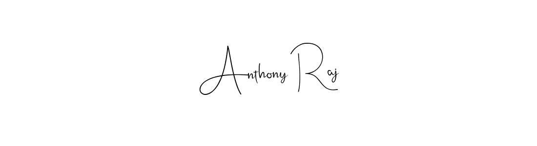 Andilay-7BmLP is a professional signature style that is perfect for those who want to add a touch of class to their signature. It is also a great choice for those who want to make their signature more unique. Get Anthony Raj name to fancy signature for free. Anthony Raj signature style 4 images and pictures png