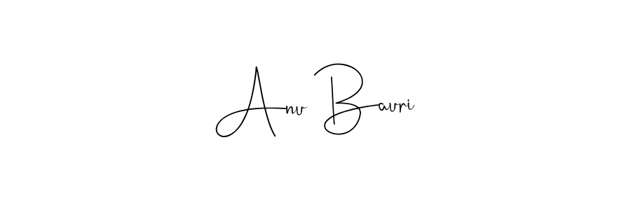 Design your own signature with our free online signature maker. With this signature software, you can create a handwritten (Andilay-7BmLP) signature for name Anu Bauri. Anu Bauri signature style 4 images and pictures png