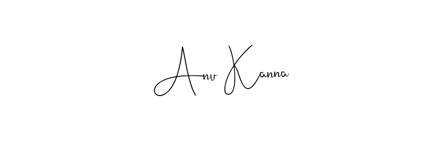 You can use this online signature creator to create a handwritten signature for the name Anu Kanna. This is the best online autograph maker. Anu Kanna signature style 4 images and pictures png