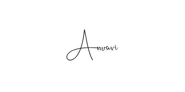 Design your own signature with our free online signature maker. With this signature software, you can create a handwritten (Andilay-7BmLP) signature for name Anuavi. Anuavi signature style 4 images and pictures png