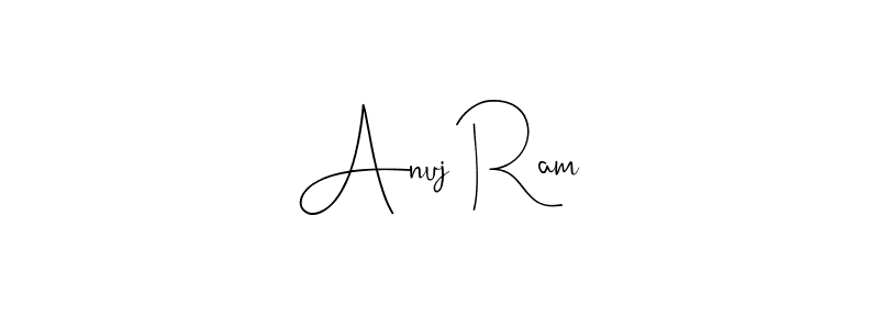 The best way (Andilay-7BmLP) to make a short signature is to pick only two or three words in your name. The name Anuj Ram include a total of six letters. For converting this name. Anuj Ram signature style 4 images and pictures png