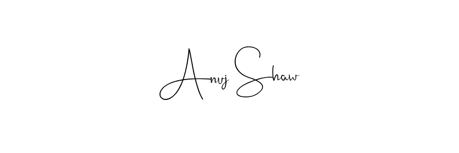 Design your own signature with our free online signature maker. With this signature software, you can create a handwritten (Andilay-7BmLP) signature for name Anuj Shaw. Anuj Shaw signature style 4 images and pictures png