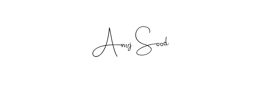 Use a signature maker to create a handwritten signature online. With this signature software, you can design (Andilay-7BmLP) your own signature for name Anuj Sood. Anuj Sood signature style 4 images and pictures png