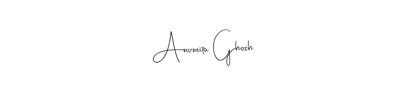 Create a beautiful signature design for name Anumita Ghosh. With this signature (Andilay-7BmLP) fonts, you can make a handwritten signature for free. Anumita Ghosh signature style 4 images and pictures png