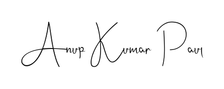 Download transparent PNG signature for name Anup Kumar Paul styled with Andilay-7BmLP font. Ready to paste directly into PDF and Word agreements. Anup Kumar Paul signature style 4 images and pictures png