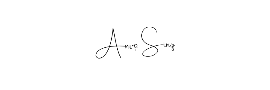 Make a beautiful signature design for name Anup Sing. Use this online signature maker to create a handwritten signature for free. Anup Sing signature style 4 images and pictures png