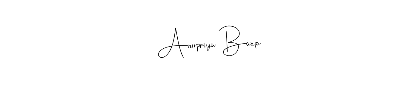 You can use this online signature creator to create a handwritten signature for the name Anupriya Baxla. This is the best online autograph maker. Anupriya Baxla signature style 4 images and pictures png