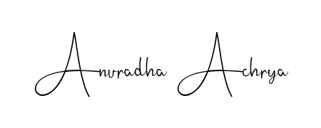 Similarly Andilay-7BmLP is the best handwritten signature design. Signature creator online. You can use it as an online autograph creator for name Anuradha Achrya. Anuradha Achrya signature style 4 images and pictures png