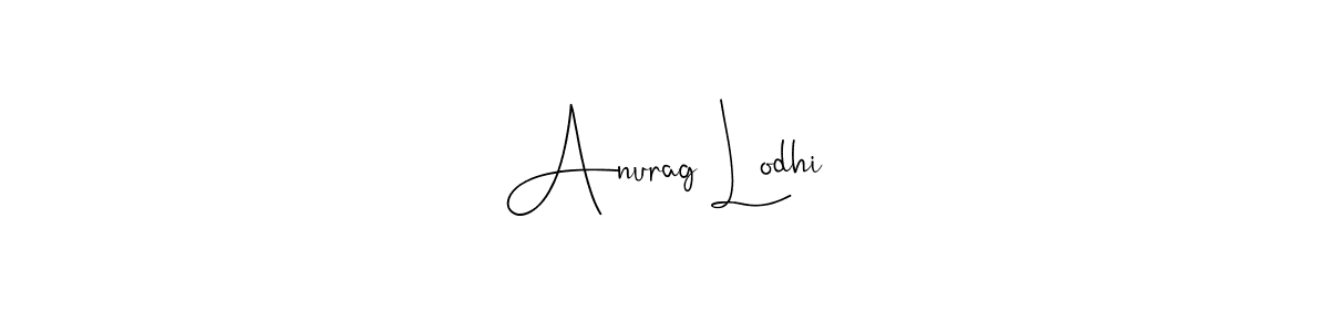 Make a beautiful signature design for name Anurag Lodhi. Use this online signature maker to create a handwritten signature for free. Anurag Lodhi signature style 4 images and pictures png