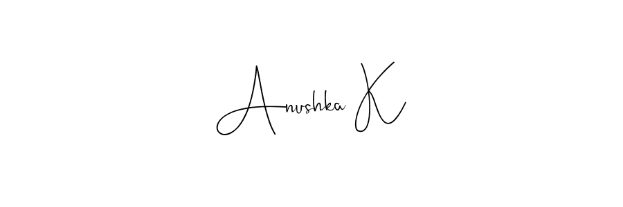 Similarly Andilay-7BmLP is the best handwritten signature design. Signature creator online .You can use it as an online autograph creator for name Anushka K. Anushka K signature style 4 images and pictures png