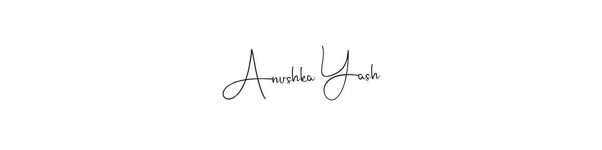 How to Draw Anushka Yash signature style? Andilay-7BmLP is a latest design signature styles for name Anushka Yash. Anushka Yash signature style 4 images and pictures png
