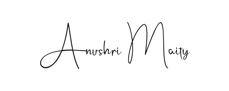 The Andilay-7BmLP handwriting style adds charm and authenticity to name Anushri Maity. A wonderful choice for personal thank-you notes. Anushri Maity signature style 4 images and pictures png