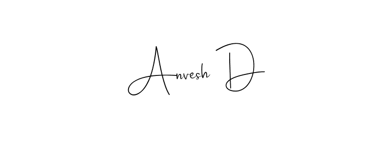 Anvesh D stylish signature style. Best Handwritten Sign (Andilay-7BmLP) for my name. Handwritten Signature Collection Ideas for my name Anvesh D. Anvesh D signature style 4 images and pictures png