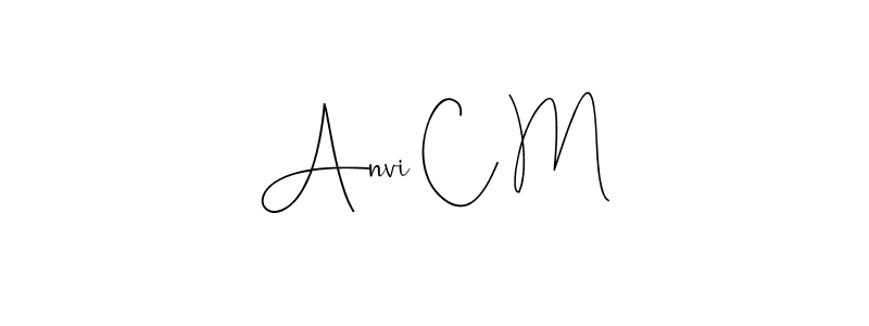Also You can easily find your signature by using the search form. We will create Anvi C M name handwritten signature images for you free of cost using Andilay-7BmLP sign style. Anvi C M signature style 4 images and pictures png