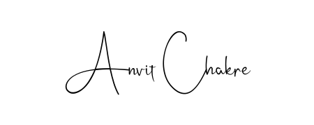 A classic penmanship look for Anvit Chakre. The Andilay-7BmLP font brings timeless elegance and confidence to every signed document. Anvit Chakre signature style 4 images and pictures png