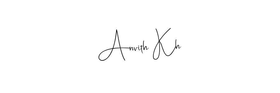 Design your own signature with our free online signature maker. With this signature software, you can create a handwritten (Andilay-7BmLP) signature for name Anvith Kh. Anvith Kh signature style 4 images and pictures png