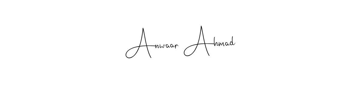 Also we have Anwaar Ahmad name is the best signature style. Create professional handwritten signature collection using Andilay-7BmLP autograph style. Anwaar Ahmad signature style 4 images and pictures png