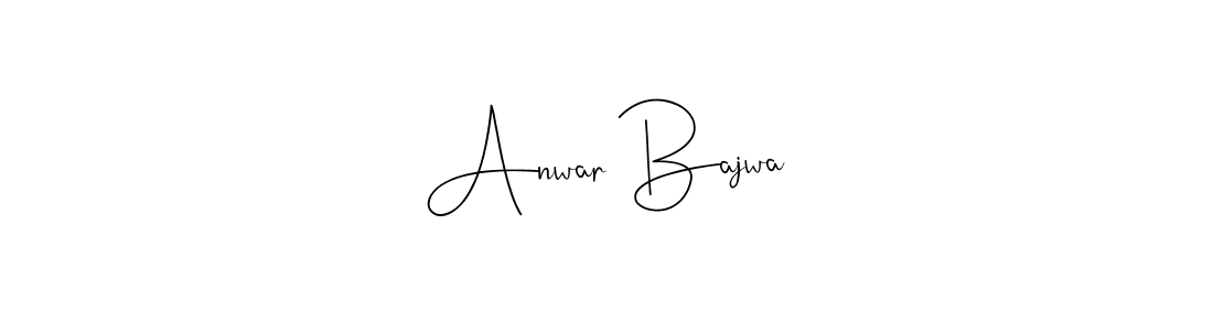 Use a signature maker to create a handwritten signature online. With this signature software, you can design (Andilay-7BmLP) your own signature for name Anwar Bajwa. Anwar Bajwa signature style 4 images and pictures png