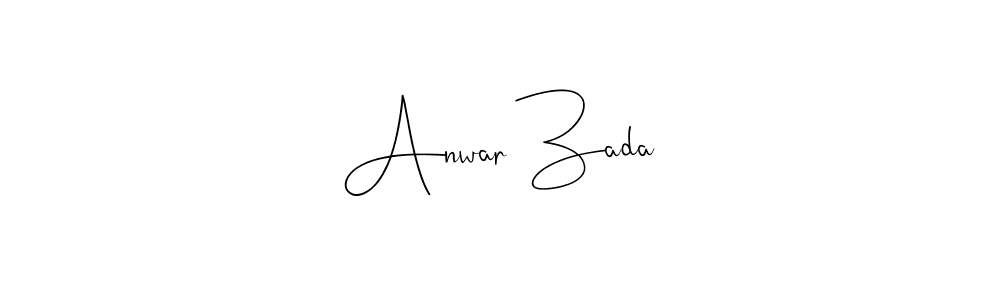 Make a beautiful signature design for name Anwar Zada. With this signature (Andilay-7BmLP) style, you can create a handwritten signature for free. Anwar Zada signature style 4 images and pictures png