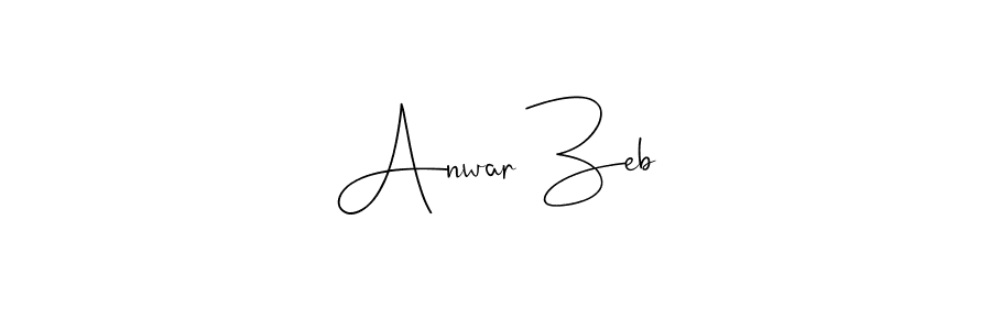 Use a signature maker to create a handwritten signature online. With this signature software, you can design (Andilay-7BmLP) your own signature for name Anwar Zeb. Anwar Zeb signature style 4 images and pictures png