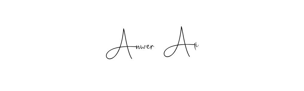 You can use this online signature creator to create a handwritten signature for the name Anwer  Ali. This is the best online autograph maker. Anwer  Ali signature style 4 images and pictures png