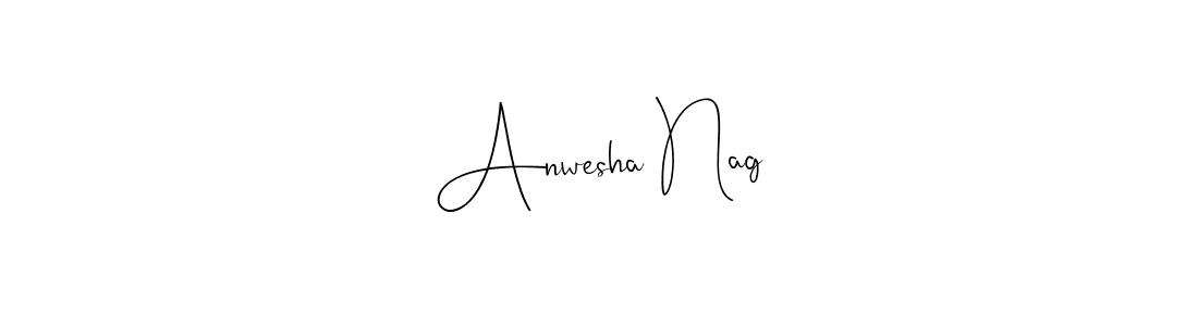 Here are the top 10 professional signature styles for the name Anwesha Nag. These are the best autograph styles you can use for your name. Anwesha Nag signature style 4 images and pictures png