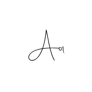 Use a signature maker to create a handwritten signature online. With this signature software, you can design (Andilay-7BmLP) your own signature for name Aol. Aol signature style 4 images and pictures png