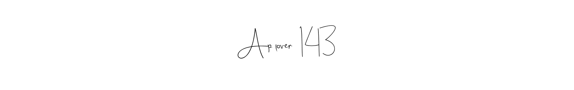 See photos of Ap♬lover♫❤143 official signature by Spectra . Check more albums & portfolios. Read reviews & check more about Andilay-7BmLP font. Ap♬lover♫❤143 signature style 4 images and pictures png