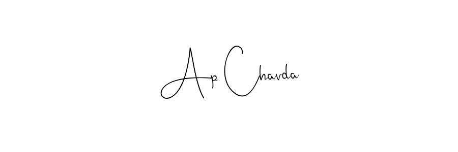 This is the best signature style for the Ap Chavda name. Also you like these signature font (Andilay-7BmLP). Mix name signature. Ap Chavda signature style 4 images and pictures png