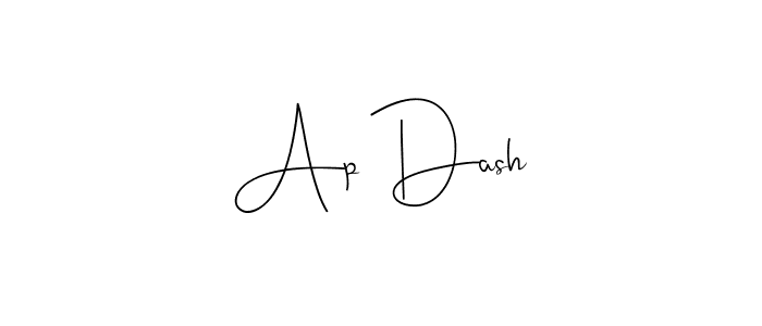 Also we have Ap Dash name is the best signature style. Create professional handwritten signature collection using Andilay-7BmLP autograph style. Ap Dash signature style 4 images and pictures png