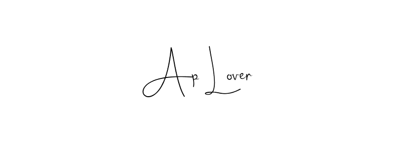 You should practise on your own different ways (Andilay-7BmLP) to write your name (Ap Lover) in signature. don't let someone else do it for you. Ap Lover signature style 4 images and pictures png