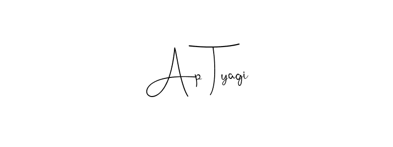 Make a beautiful signature design for name Ap Tyagi. Use this online signature maker to create a handwritten signature for free. Ap Tyagi signature style 4 images and pictures png
