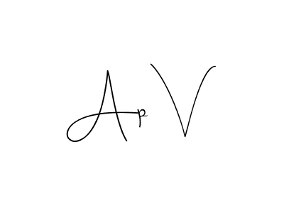 This is the best signature style for the Ap V name. Also you like these signature font (Andilay-7BmLP). Mix name signature. Ap V signature style 4 images and pictures png