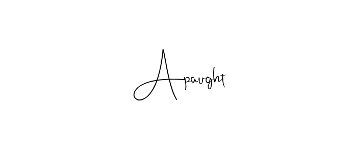 Apaught stylish signature style. Best Handwritten Sign (Andilay-7BmLP) for my name. Handwritten Signature Collection Ideas for my name Apaught. Apaught signature style 4 images and pictures png