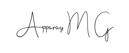 Also we have Apparay M G name is the best signature style. Create professional handwritten signature collection using Andilay-7BmLP autograph style. Apparay M G signature style 4 images and pictures png