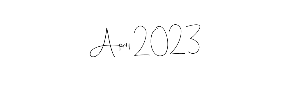 The best way (Andilay-7BmLP) to make a short signature is to pick only two or three words in your name. The name April 2023 include a total of six letters. For converting this name. April 2023 signature style 4 images and pictures png