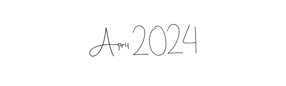 The best way (Andilay-7BmLP) to make a short signature is to pick only two or three words in your name. The name April 2024 include a total of six letters. For converting this name. April 2024 signature style 4 images and pictures png