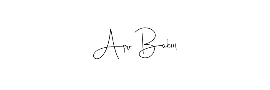 Make a beautiful signature design for name Apu Bakul. Use this online signature maker to create a handwritten signature for free. Apu Bakul signature style 4 images and pictures png