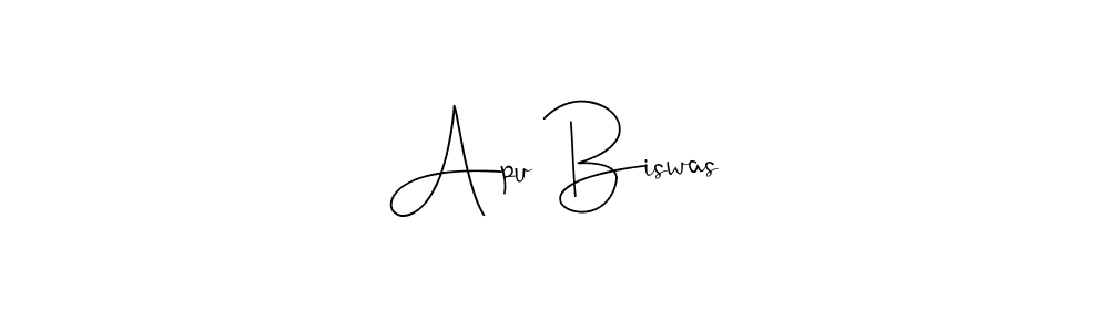 Apu Biswas stylish signature style. Best Handwritten Sign (Andilay-7BmLP) for my name. Handwritten Signature Collection Ideas for my name Apu Biswas. Apu Biswas signature style 4 images and pictures png