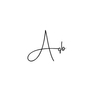 Design your own signature with our free online signature maker. With this signature software, you can create a handwritten (Andilay-7BmLP) signature for name Aqb. Aqb signature style 4 images and pictures png
