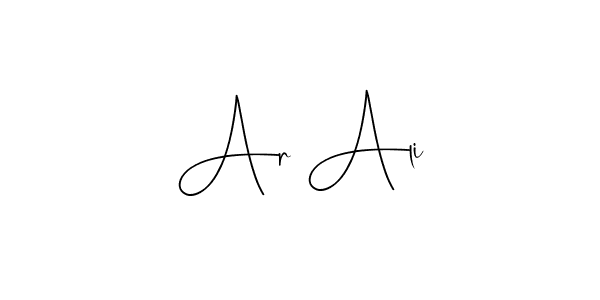 It looks lik you need a new signature style for name Ar Ali. Design unique handwritten (Andilay-7BmLP) signature with our free signature maker in just a few clicks. Ar Ali signature style 4 images and pictures png