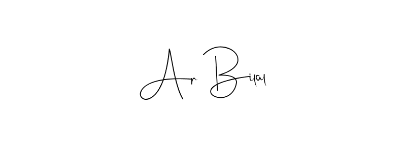 Use a signature maker to create a handwritten signature online. With this signature software, you can design (Andilay-7BmLP) your own signature for name Ar Bilal. Ar Bilal signature style 4 images and pictures png